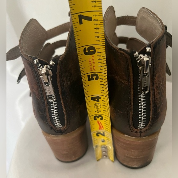 Freebird by Steven Quinn Open Toe Booties Size 7 - Picture 6 of 11